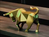 Toro Poligonal - Polygon Bull - Low poly-5