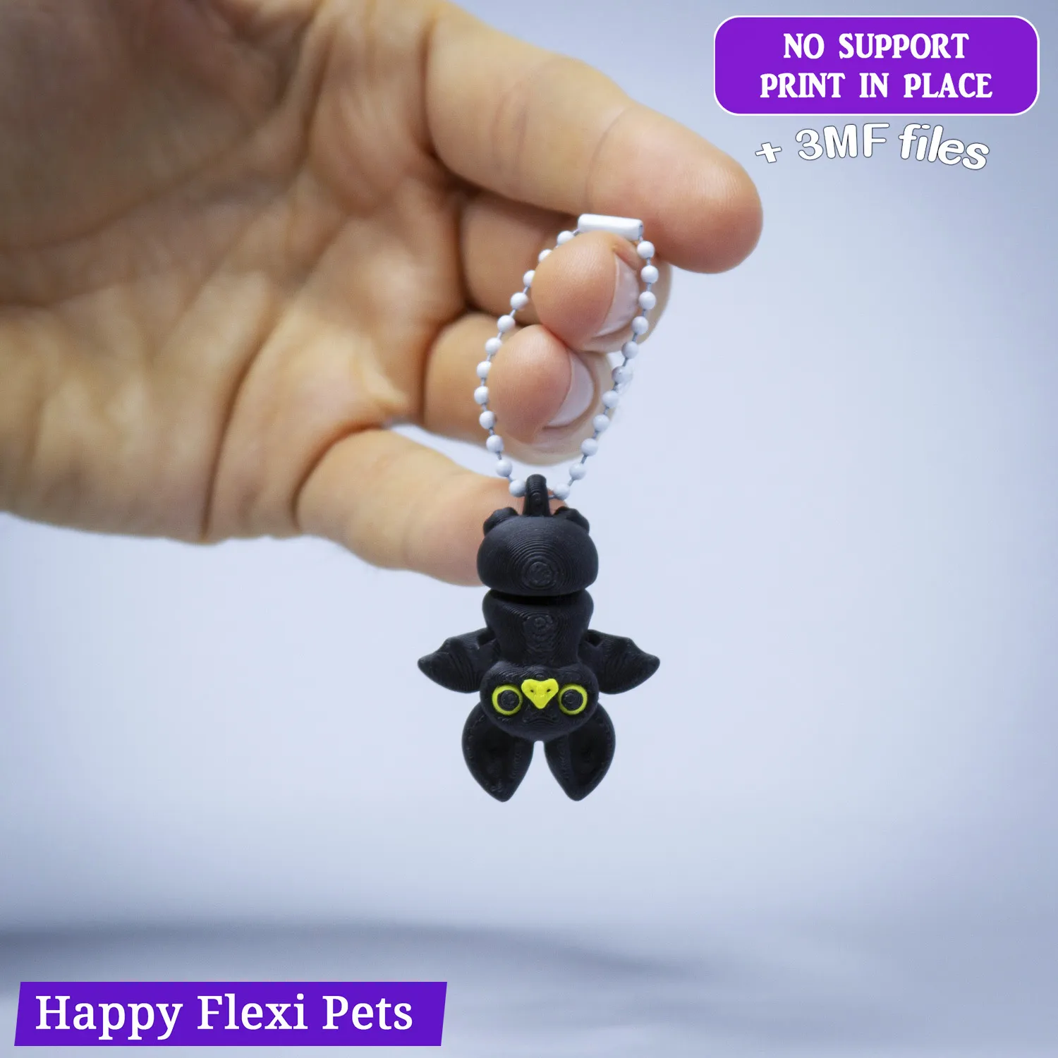 Dark's Bat - a flexi toy of Little Dark and her friends