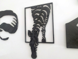 Zebra. Wall panel-5