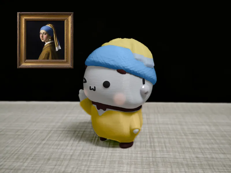 Couple Bear-Oil Painting_Pearl_Yier