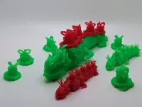 Flexible Oriental Christmas Dragon - Cute 3D Printable Model-0