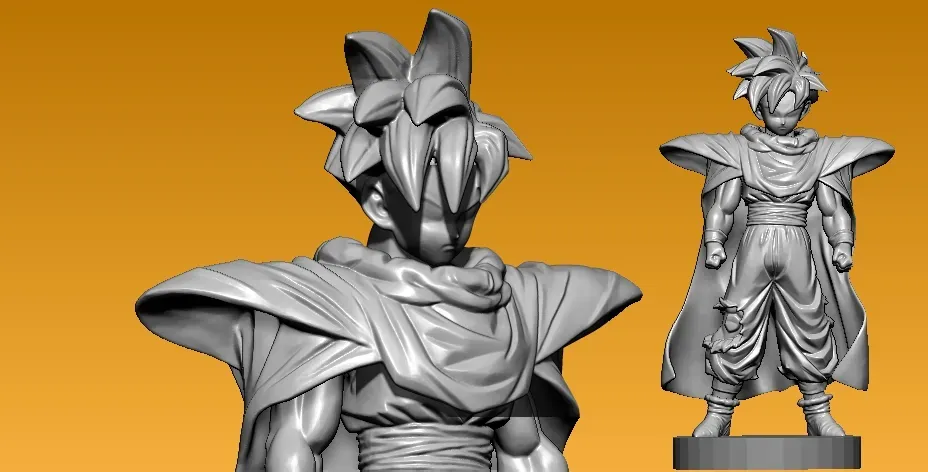 Gohan-supersaiyan Dragon ball Z model - statue - 3D print