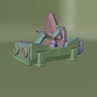 Futuristic vehicle Creality Mini Maker-6