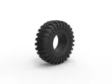 Offroad tire 135 Scale 1:25-1