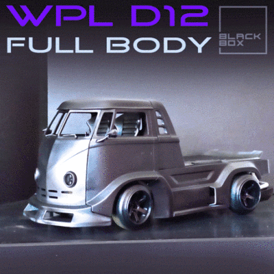 WPL D12 RC FULLBODY BY BLACKBOX 3d model