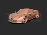 Alfa Romeo 4C 3d model-0