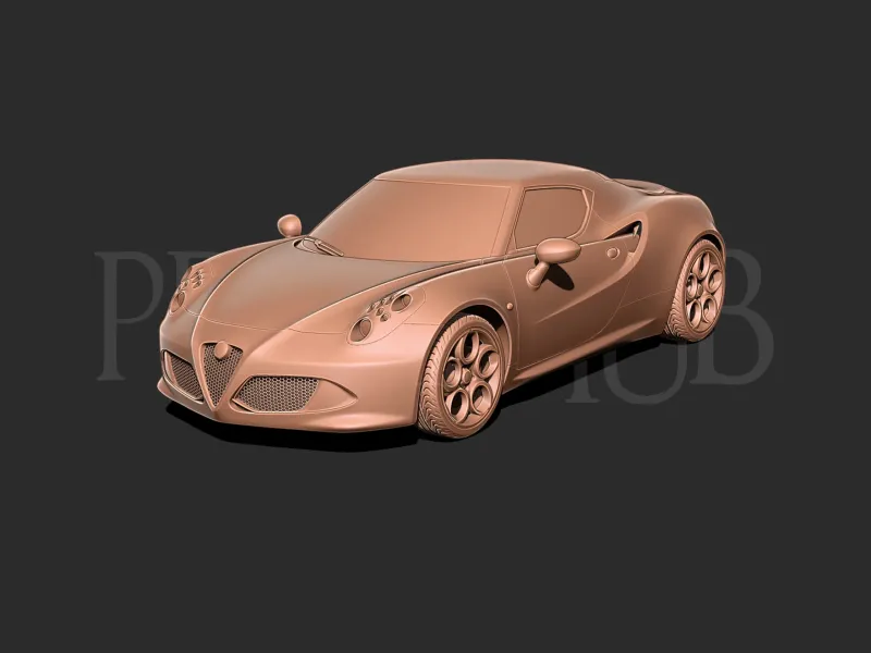 Alfa Romeo 4C 3d model