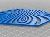 Hexagon shaped optical illusion-1