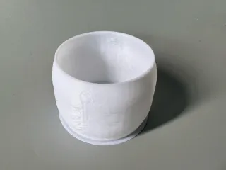 Art Deco Christmas Tree Relief Planter