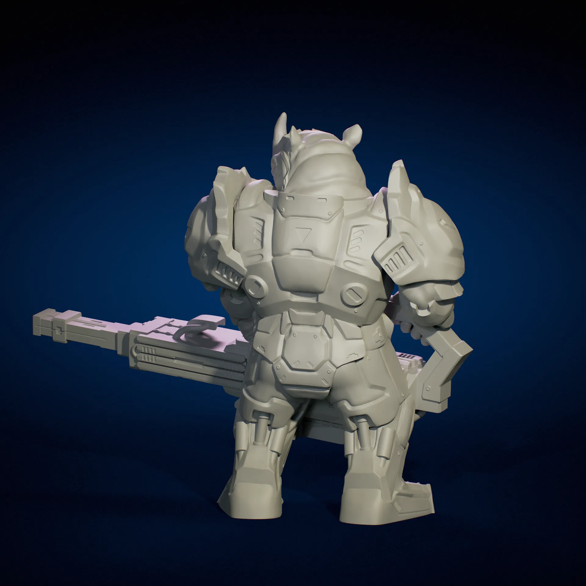 Rhino from Future Animals squad | 3D models download | Creality Cloud
