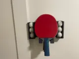 Ball rack with racket-2