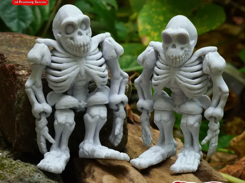 PRINT-IN-PLACE CUTE FLEXI BIGFOOT SKELETON