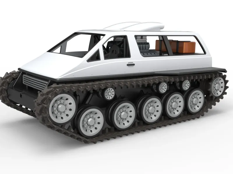 Vintage Monster tank Version 6 Scale 1:25