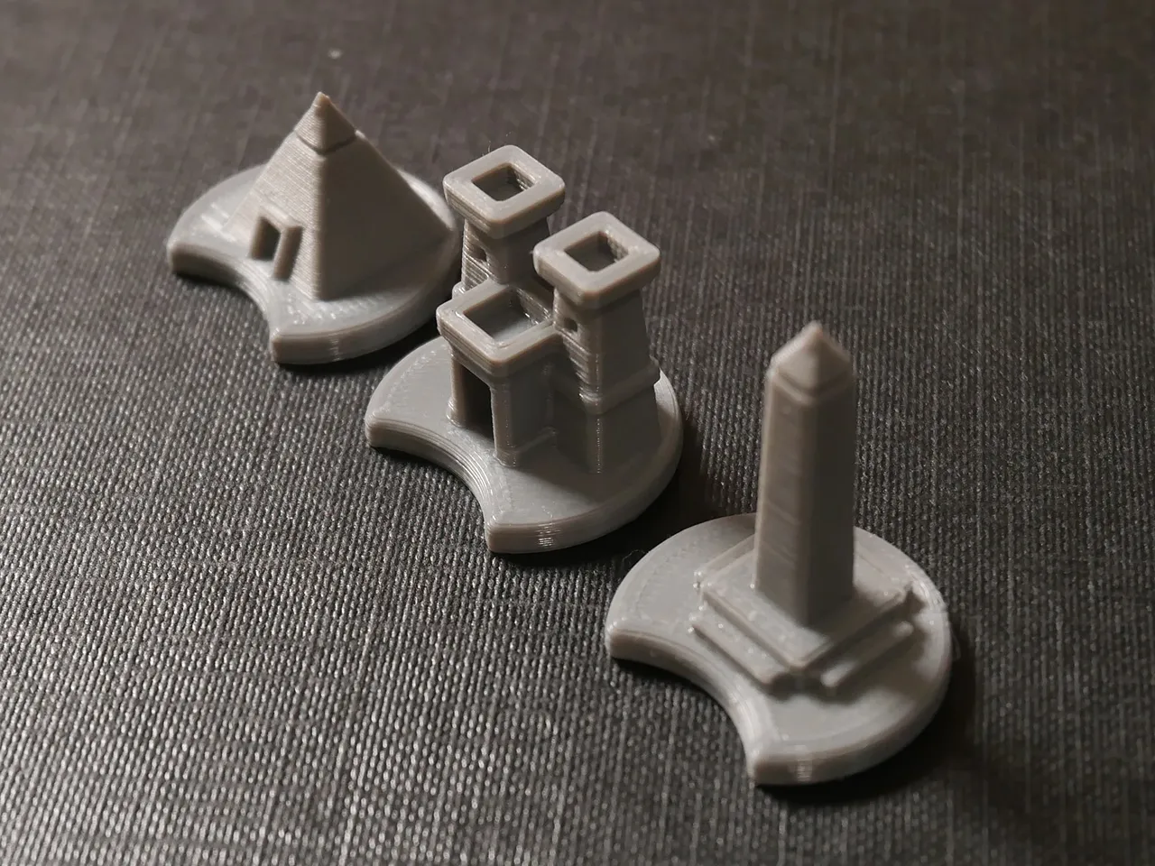 3D Monuments For Ankh Board Game