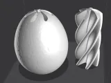 egg spiral fidget cone-0