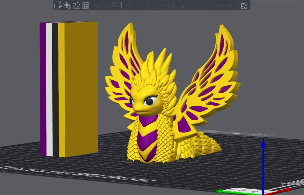 articulated Dragon Cute Winged Flexible