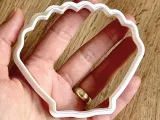 Shell Cookie Cutter, 2 stl files, shape, imprint, Seashell-6