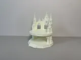 Gothic Architecture Double-Layer Display Stand-3