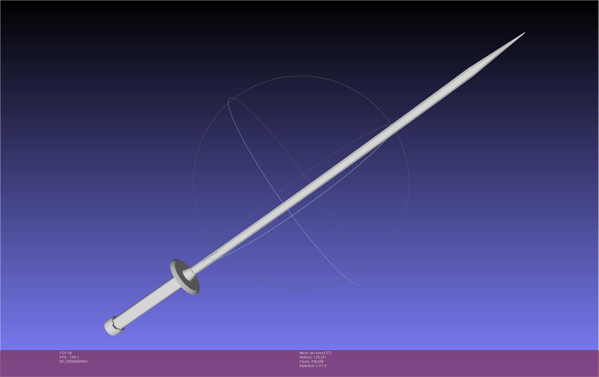 Chainsaw Man Aki Curse Sword Assembly | 3D models download | Creality Cloud