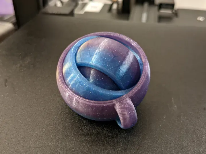 NEW! GYROSCOPIC ORBIT KEYRING