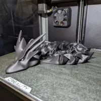 'HORNY DRAGON' - PRINT-IN-PLACE, ARTICULATED DRAGON-1