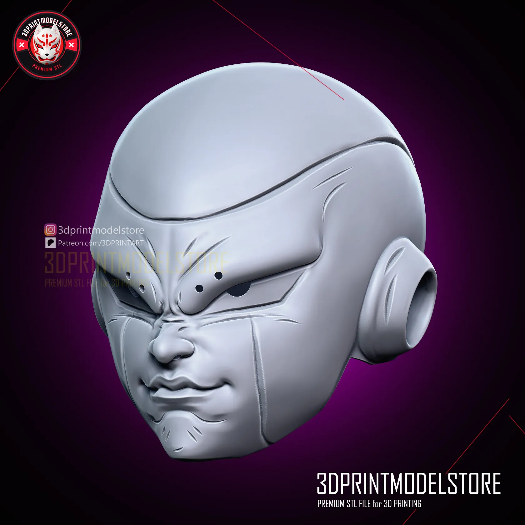 Frieza Dragon Ball Z Cosplay Mask - Anime Frieza Helmet