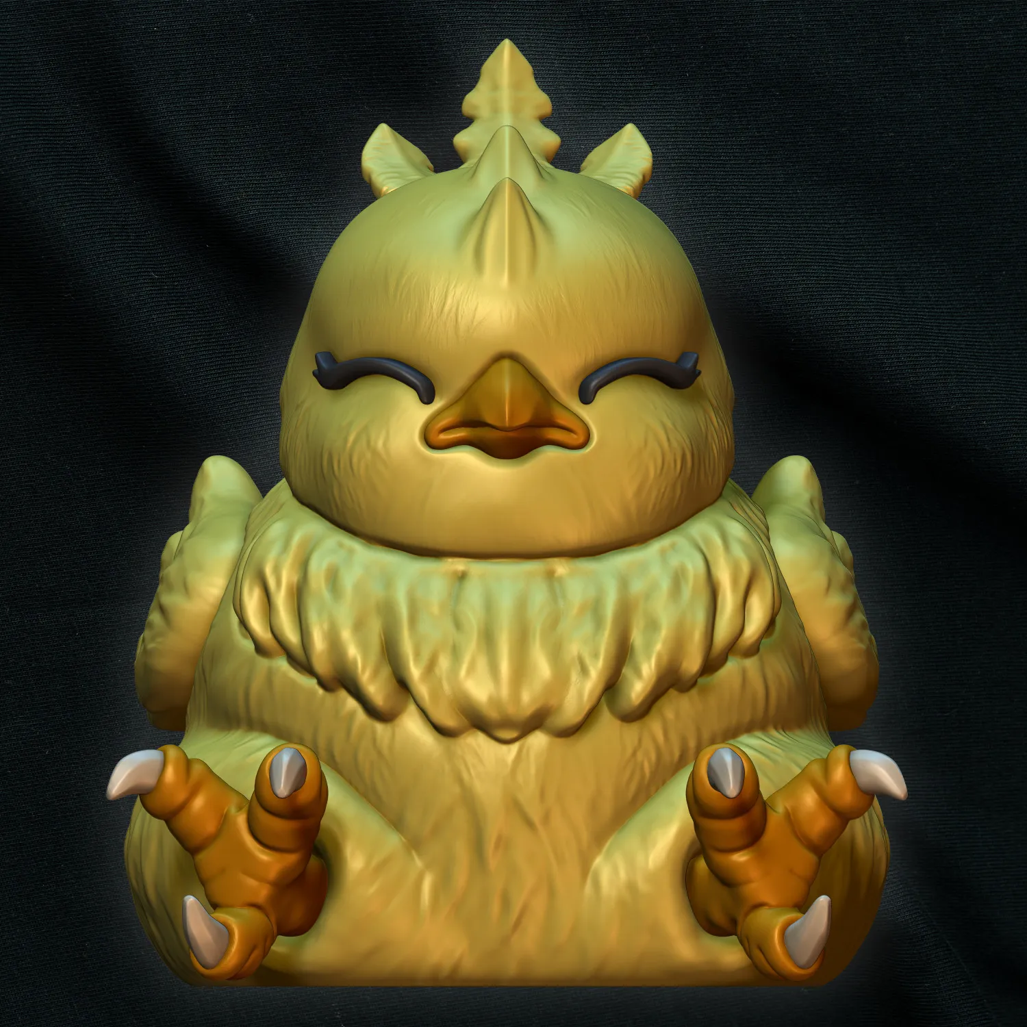 Fat chocobo chibi