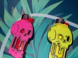 Drippy skull lighter case-3