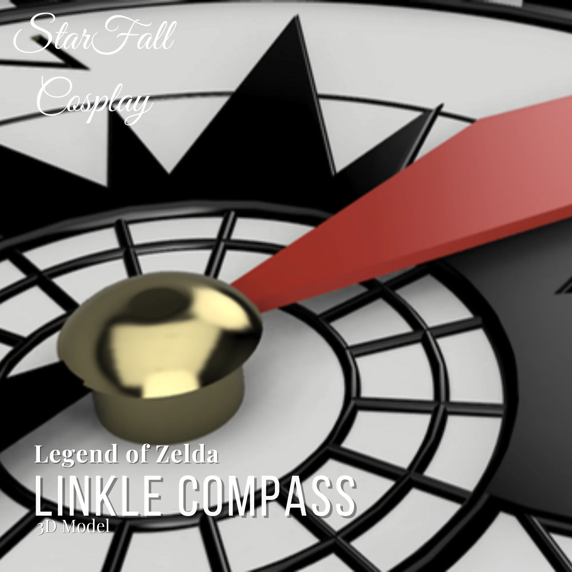 Linkle Compass 3D Model