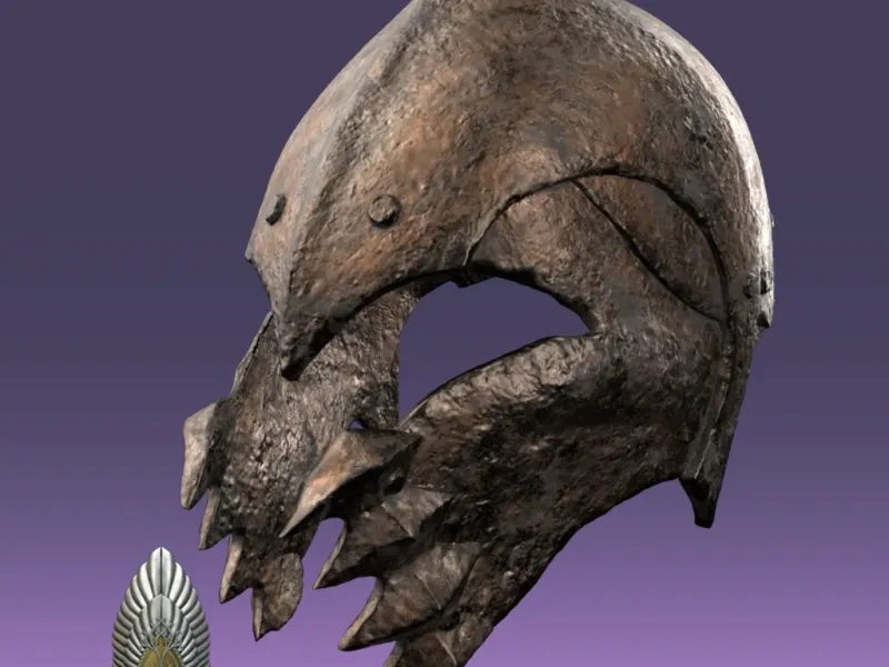 Orc Helmet lord of the rings 3D DIGITAL DOWNLOAD FILE