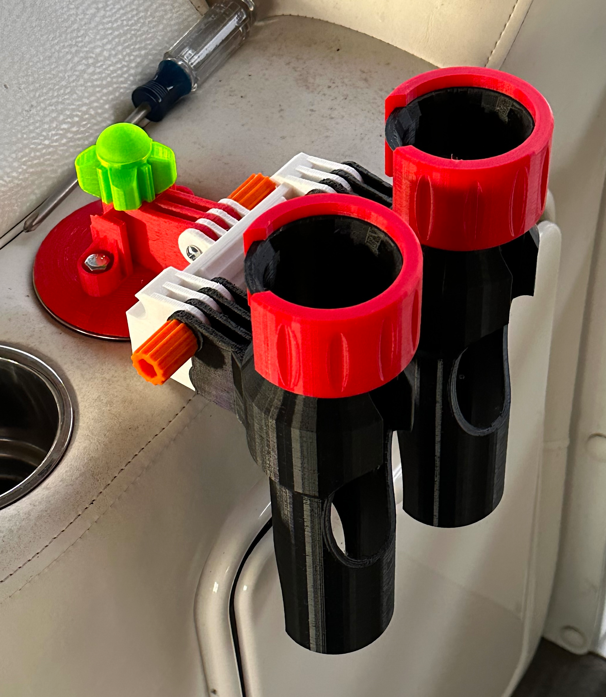 Rod Holder Converter for Boat Cup Holder