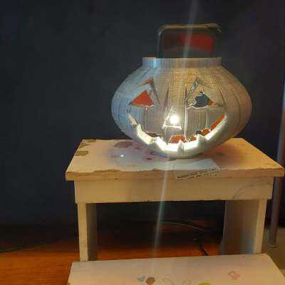 Pumpkin Lamp 3d model