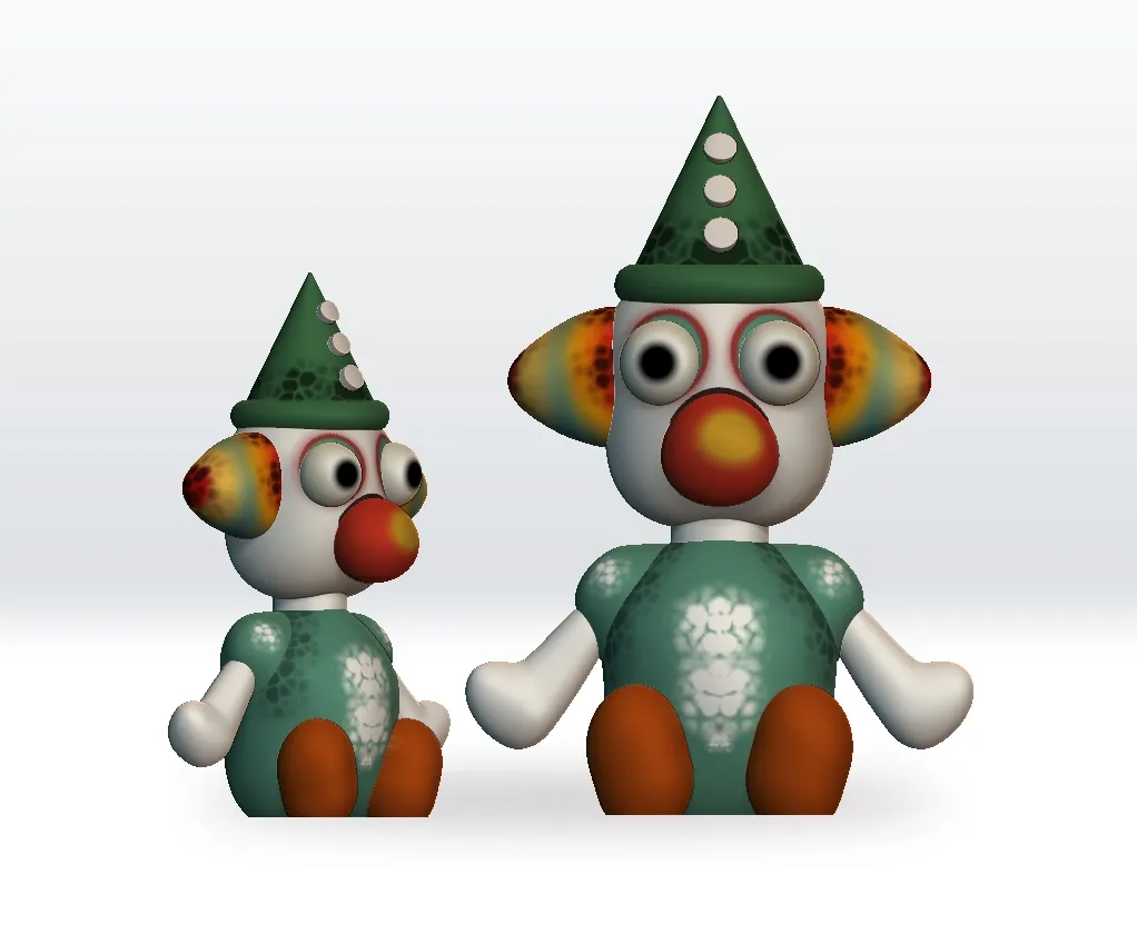 Repo Clown STL file 3D Model Character Fanart