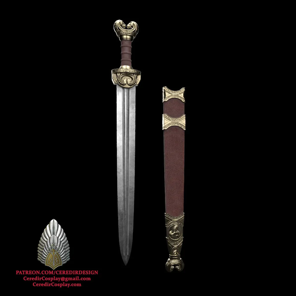 Hera Sword War of the Rohirrim lord of the rings 3D DIGITAL