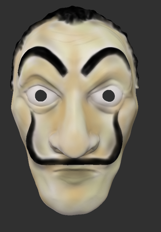 dali' mask | 3D models download | Creality Cloud