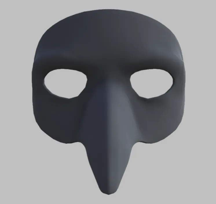 Wearable plague doctor mask