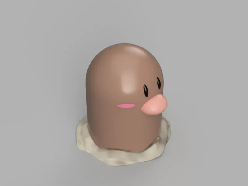Pokemon 0050 Diglett
