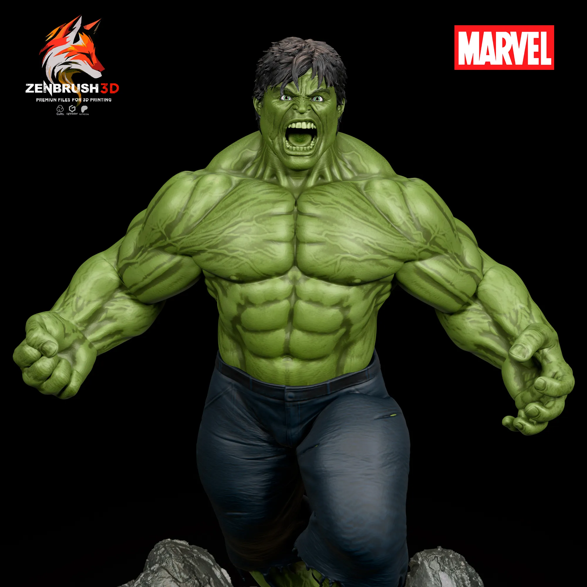 THE INCREDIBLE HULK 2008 - 3D PRINTING