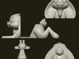 Easter Rabbit Phone Stand-6