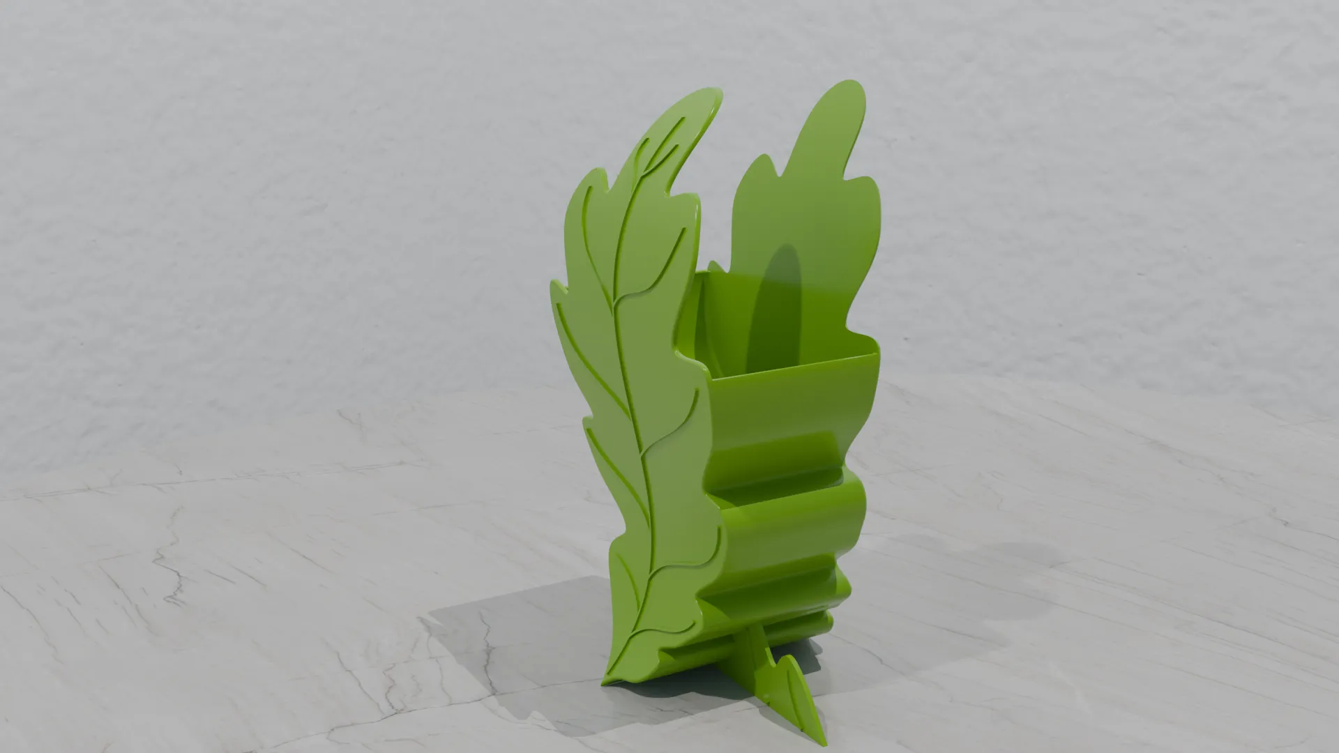 Oak leaf Vase