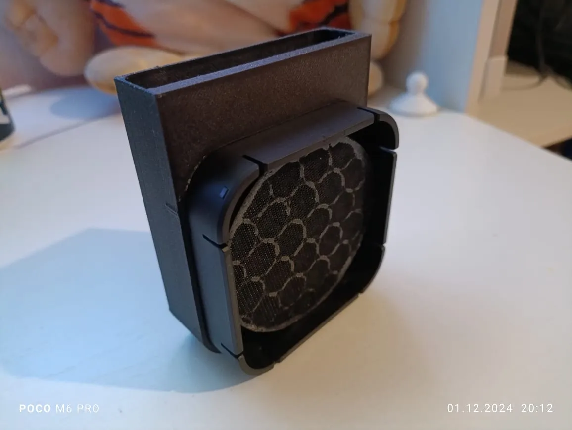 Simple K1C Filter Adapter Exhaust Airflow
