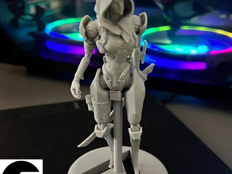 ASH Apex Legends Desktop Figure with Stand