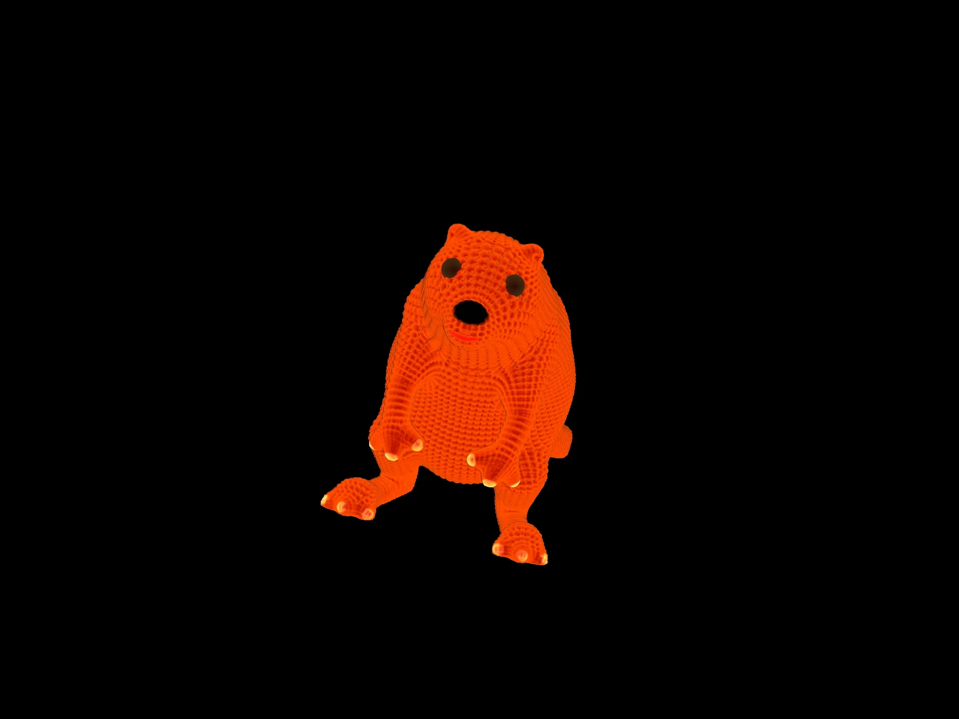 Cute Net Beaver Miniature