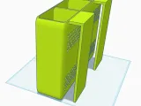 Soporte mandos control remoto para cajon mesita noche-3
