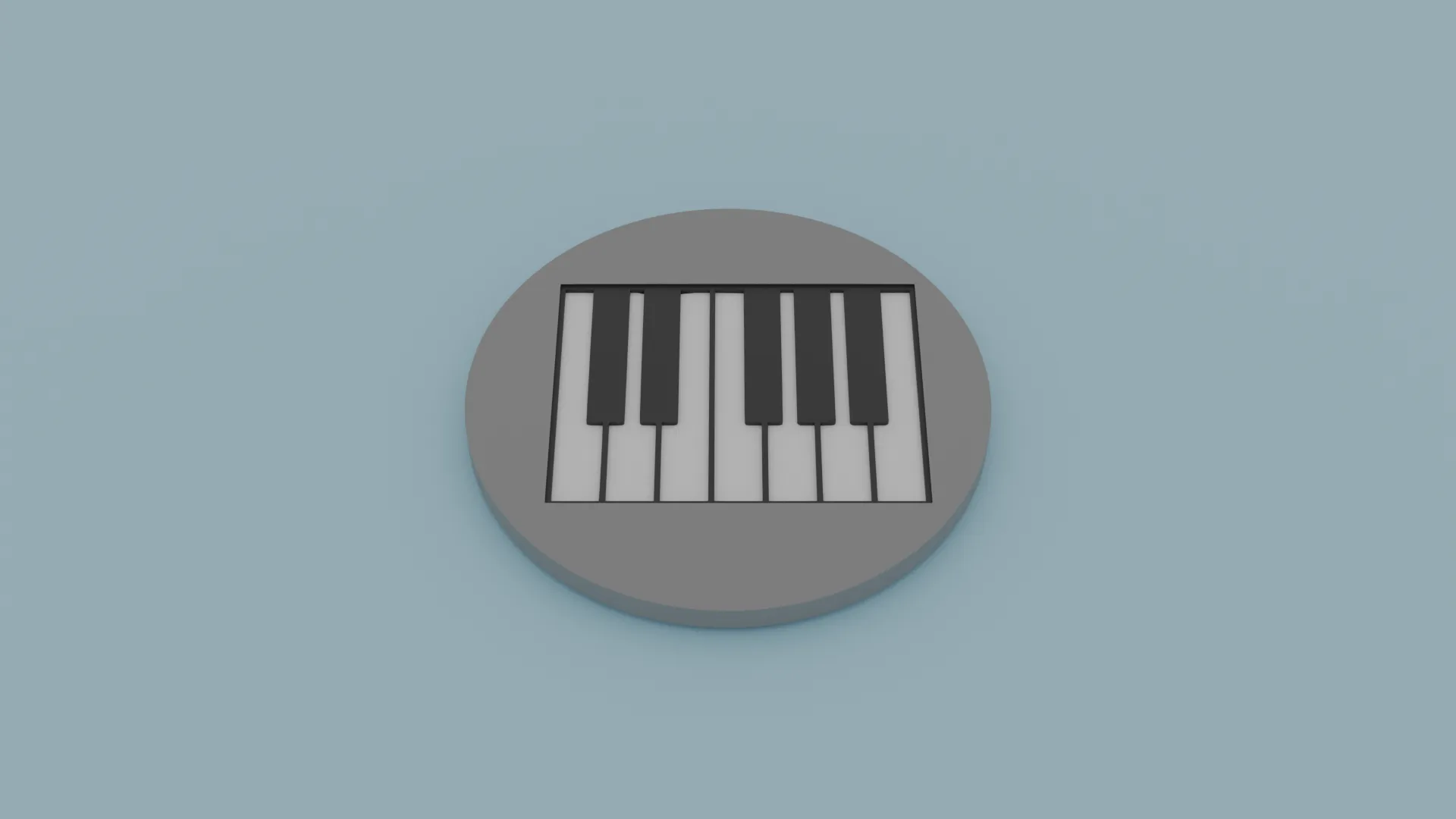 Piano coasters