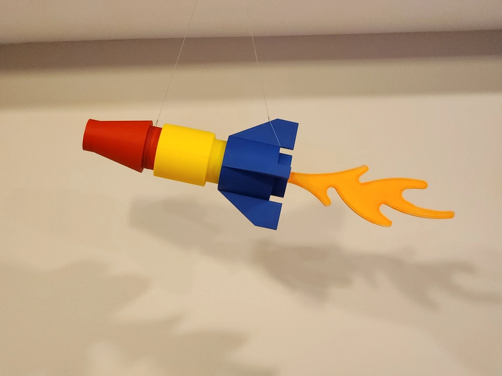 Lego Style Rocket
