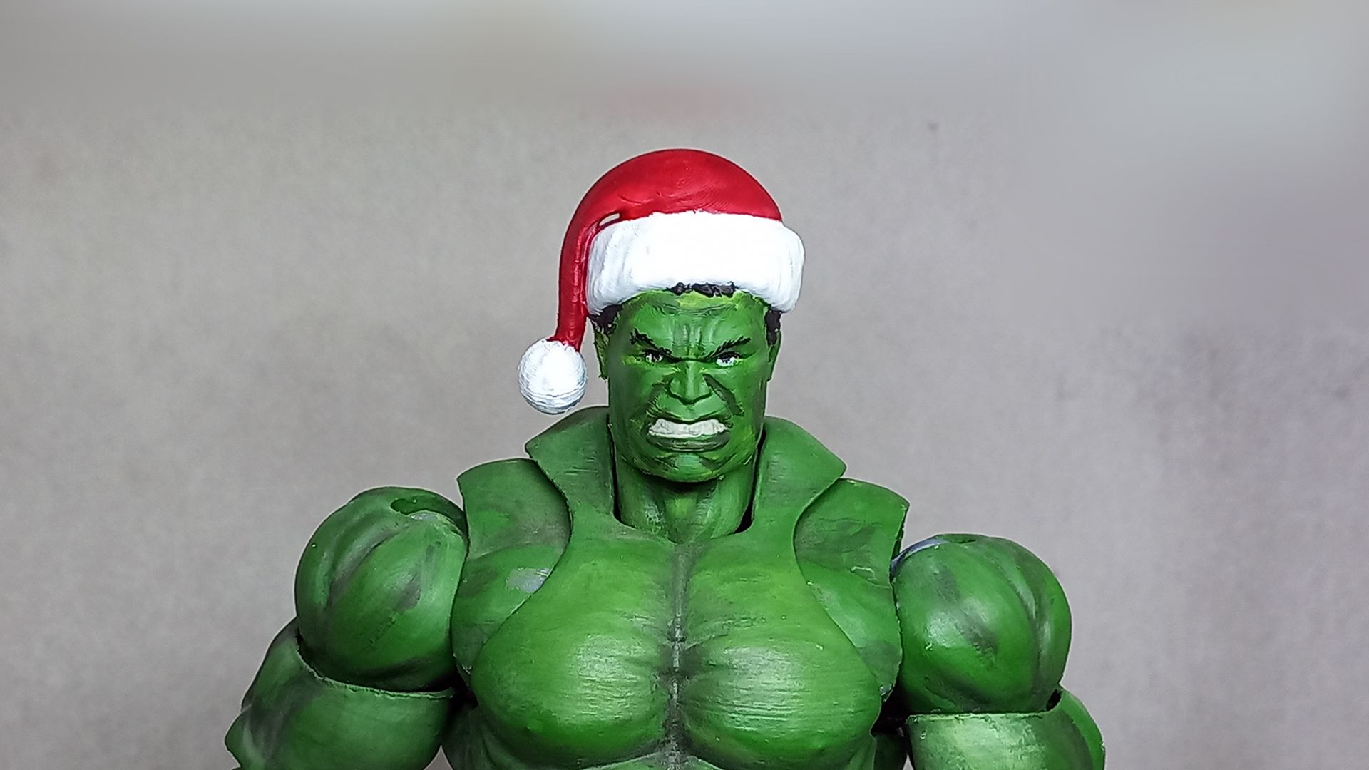 Santa Head accessory for my HULK articulated action figure | 3D модели  скачать | Creality Cloud