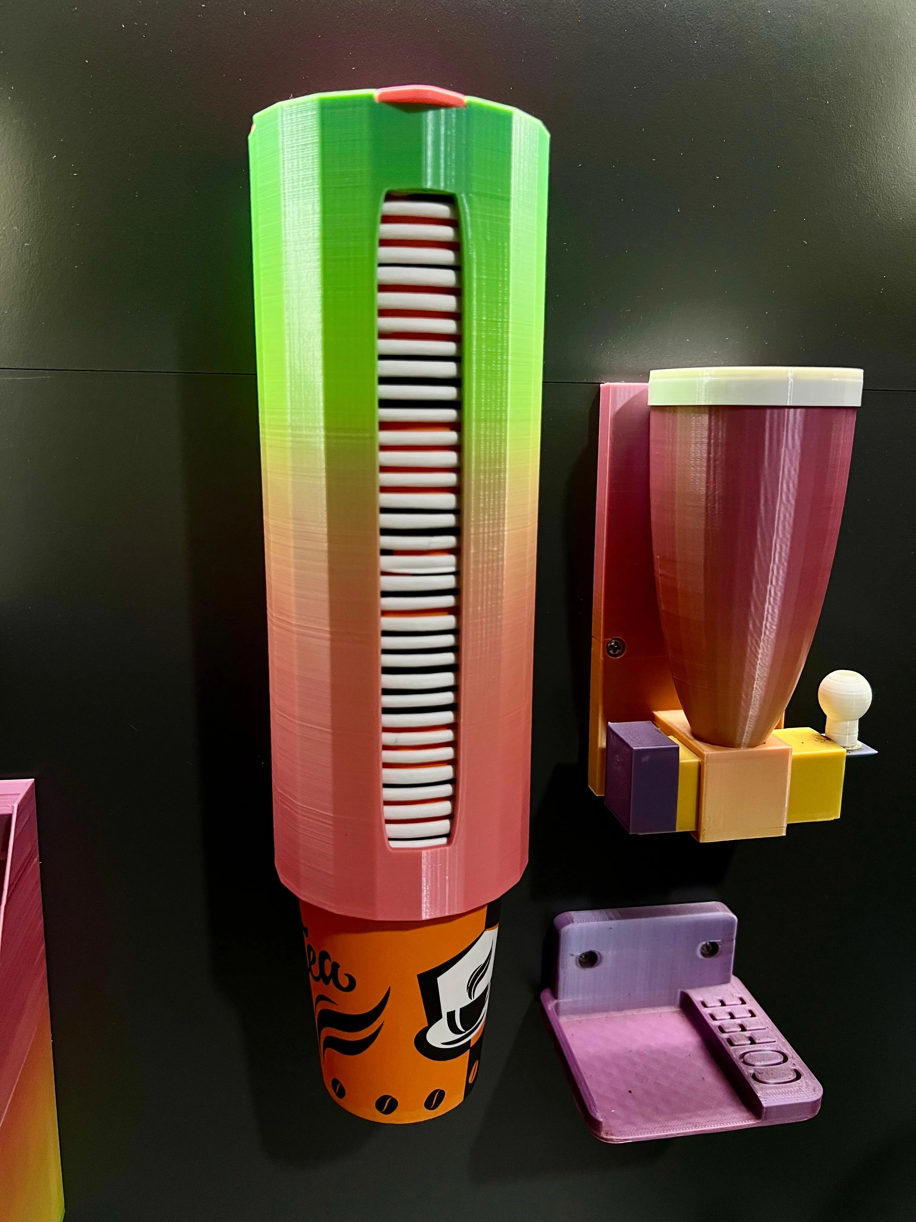 Other STL Download - Paper Cup vending machine stand indoor 7ozby Güner ...