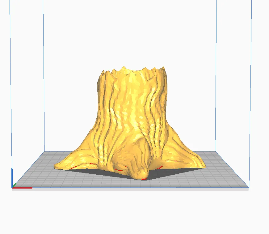 Boomstronk plantenbak