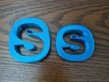 Letter S Alphabet Upper & Lower Case Cookie Cutter-0